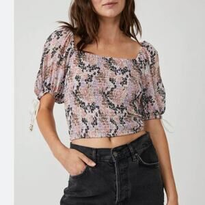 Free People Back On Top Crop Top